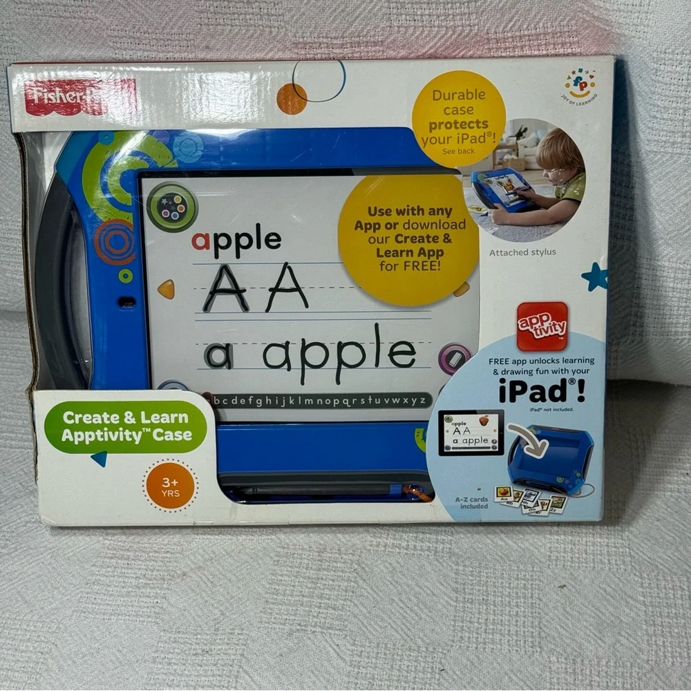 New Fisher-Price Blue Tablet Laugh N Learn‎ Apptivity Case